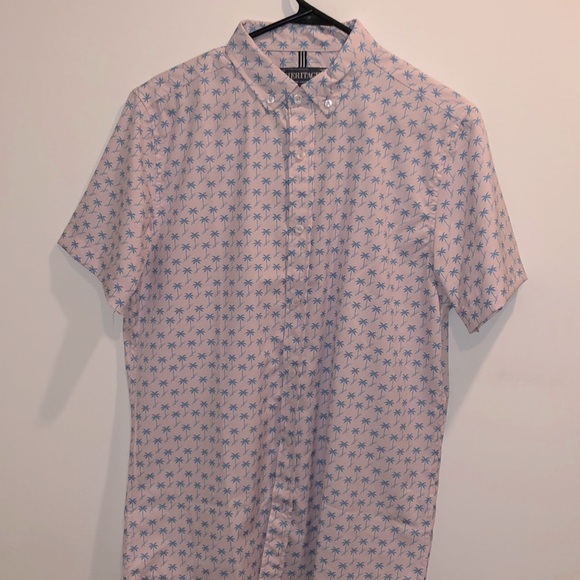 Heritage printed micro stretch short sleeve shirt - Picture 1 of 3